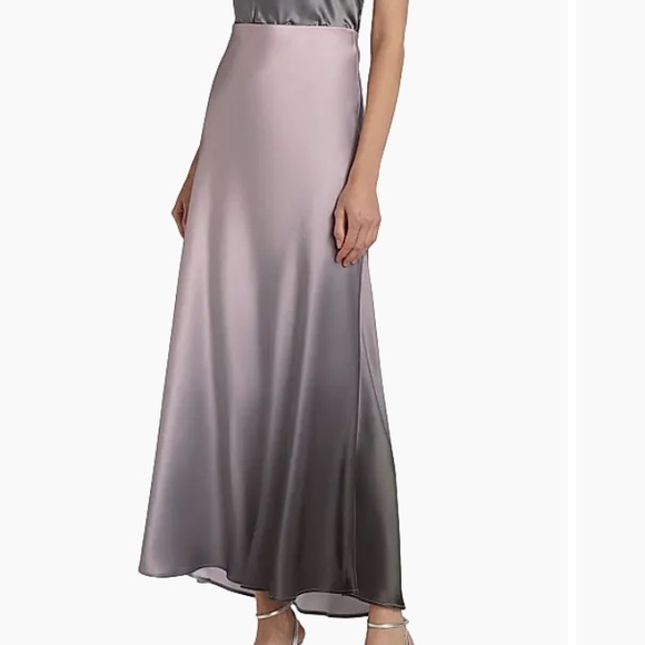 NWT Cami NYC Ballet Purple Prue Ombré Satin Silk Like Slip Maxi Skirt Dress